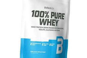 Сывороточный Протеин с добавлением аминокислот 100% Pure Whey BioTech (USA) 1000г Бурбон-ваниль (29084015)