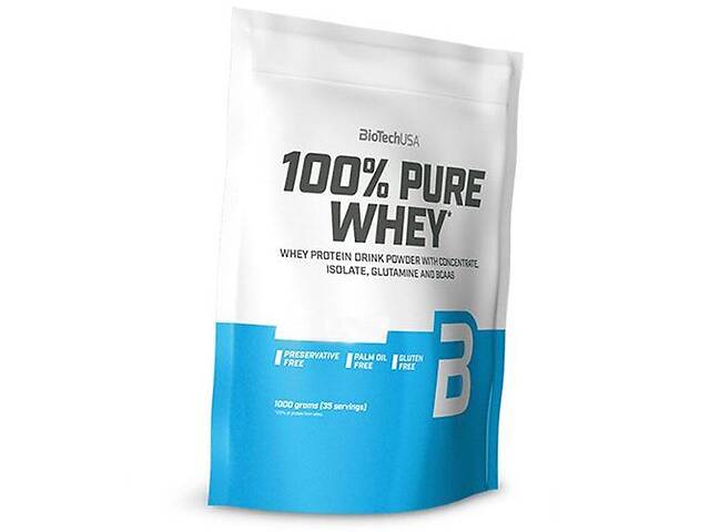 Сывороточный Протеин с добавлением аминокислот 100% Pure Whey BioTech (USA) 1000г Шоколад с кокосом (29084015)