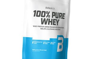 Сывороточный Протеин с добавлением аминокислот 100% Pure Whey BioTech (USA) 1000г Бисквит (29084015)
