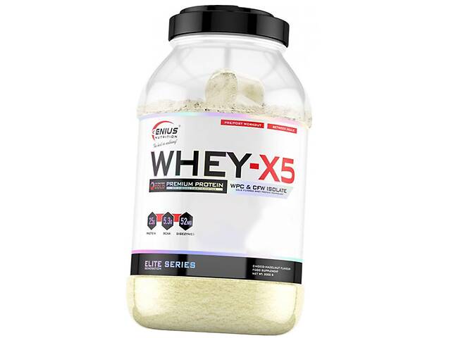 Сывороточный протеин высшего качества Whey-X5 Genius Nutrition 900г Буэно шоколад (29562007)