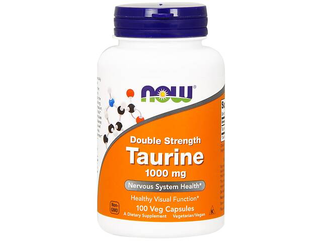 Таурин 1000 мг Now Foods 100 гелевых капсул (NF0142)