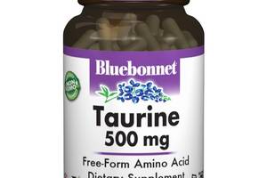 Таурин Bluebonnet Nutrition Taurine 500 mg 50 Veg Caps BLB0084
