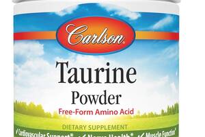 Таурин Carlson Labs Taurine Powder 100 g /31 servings/ Unflavored