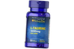 Таурин L-Taurine 1000 Puritan's Pride 50каплет (27367015)