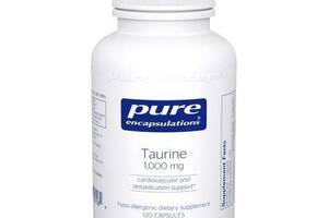 Таурин Pure Encapsulations 1000 мг 120 капсул (20286)