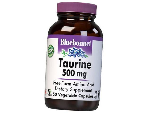 Таурин Taurine 500 Bluebonnet Nutrition 50вегкапс (27393004)