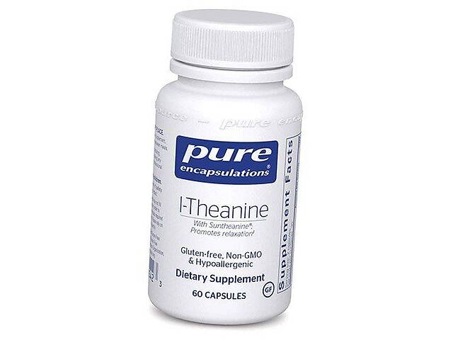 Теанин для расслабления L-Theanine Pure Encapsulations 60капс (27361012)