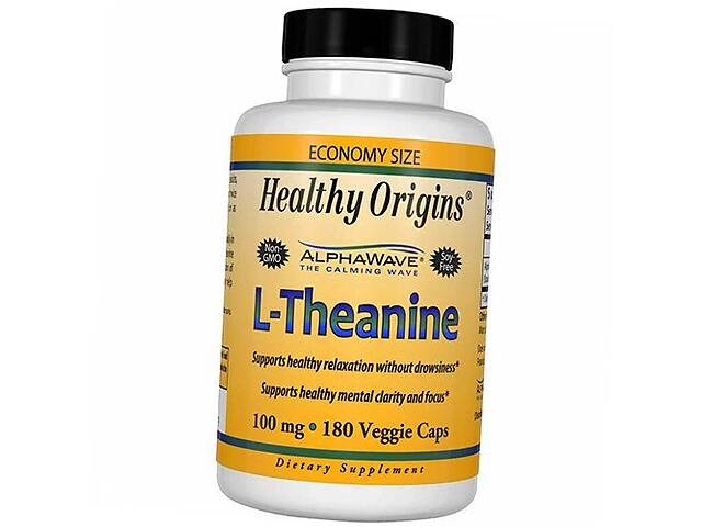 Теанин L-Theanine Healthy Origins 180вегкапс (27354003)