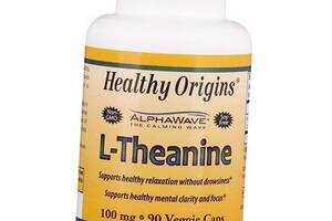Теанин L-Theanine Healthy Origins 90вегкапс (27354003)