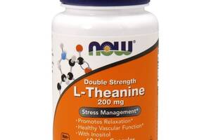 Теанин NOW Foods L-Theanine 200 mg 60 Veg Caps