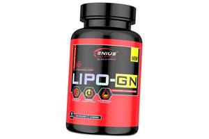 Термогенный и Липотропный сжигатель жира Lipo-GN Genius Nutrition 90капс (02562002)