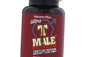 Тестостероновый бустер для мужчин Ultra T Male Nature's Plus 60таб (08375004)