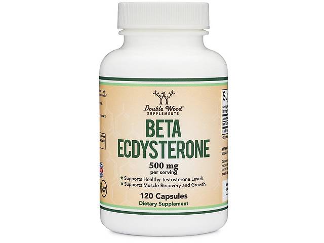 Тестостероновый комплекс Double Wood Supplements Beta Ecdysterone 500 mg (2 caps per serving) 120 Caps