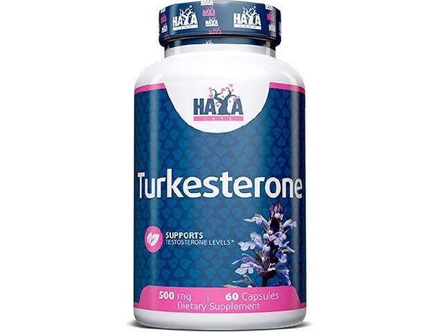 Тестостероновый комплекс Haya Labs Turkesterone 500 mg 60 Caps