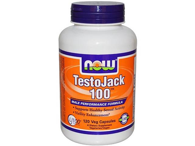 Тестостероновый комплекс NOW Foods Testo Jack 100 120 Veg Caps