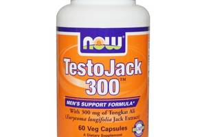 Тестостероновый комплекс NOW Foods Testo Jack 300 60 Veg Caps