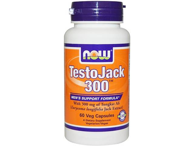 Тестостероновый комплекс NOW Foods Testo Jack 300 60 Veg Caps