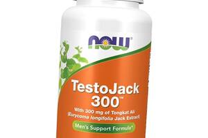 Тонгкат Алі Формула підтримки для чоловіків Testo Jack 300 Now Foods 60вегкапс (08128019)