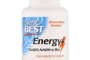 Тонизирующее средство Doctor's Best Energy+ CoQ10, NADH & B12 60 Veg Caps DRB-00504
