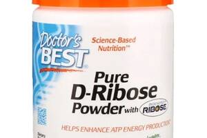 Тонизирующее средство Doctor's Best Pure D-Ribose Powder with Bioenergy Ribose, 8.8 oz 250 g /50 servings/ DRB-00173