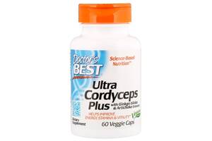 Тонизирующее средство Doctor's Best Ultra Cordyceps Plus 60 Veg Caps DRB-00098