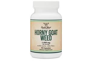 Тонизирующее средство Double Wood Supplements Horny Goat Weed 1000 mg 90 Caps