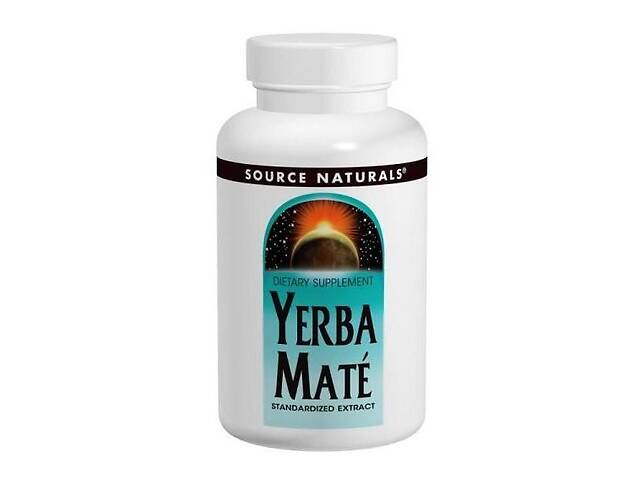 Тонизирующее средство Source Naturals Yerba Mate 600 mg 90 Tabs