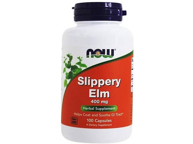 Травяные ферменты NOW Foods Slippery Elm 400 mg 100 Caps