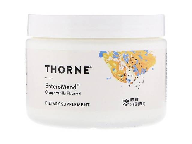 Травяные ферменты Thorne Research Enteromend 5.9 oz 168 g /30 servings/ Orange Vanilla