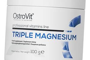 Тройной магний Triple Magnesium Ostrovit 100г Без вкуса (36250054)