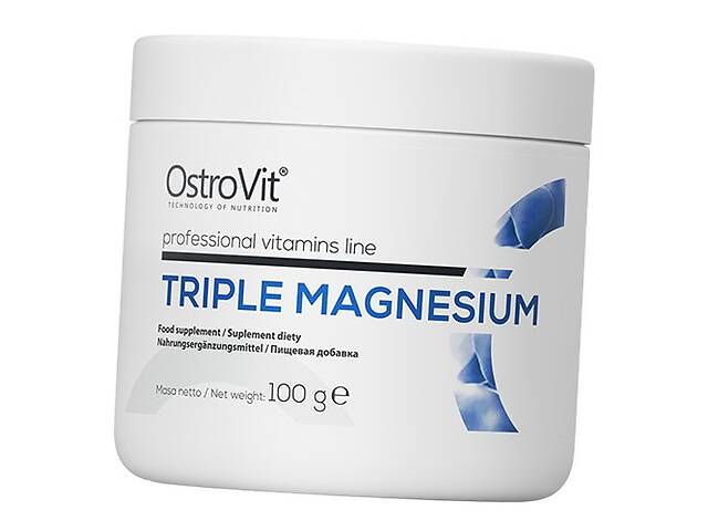 Тройной магний Triple Magnesium Ostrovit 100г Без вкуса (36250054)