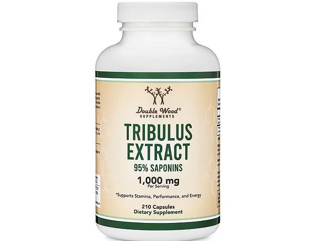 Трибулус Double Wood Tribulus Terrestris 1000 mg (95% Saponins) 210 Caps