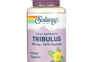 Трибулус Tribulus Extract Solaray для мужчин 450 мг 60 вегетарианских капсул