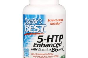 Триптофан Doctor's Best 5-HTP Enhanced with Vitamins B6 & C 120 Caps