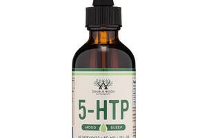 Триптофан Double Wood Supplements 5-HTP Liquid Drops 50 mg in 1 ml 60 ml /60 servings/