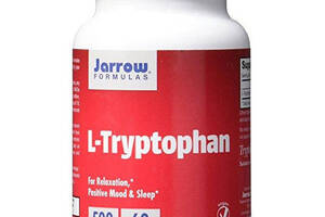 Триптофан Jarrow Formulas L-Tryptophan 500 mg 60 Veg Caps