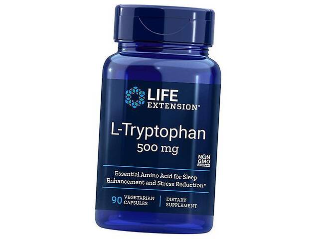 Триптофан L-Tryptophan 500 Life Extension 90вегкапс (27346001)