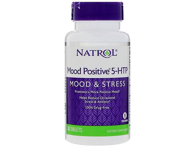 Триптофан Natrol Mood Positive 5-HTP 50 Tabs