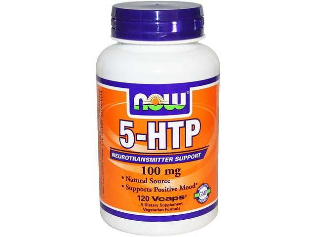 Триптофан NOW Foods 5-HTP 100 mg 120 Veg Caps