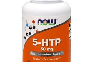 Триптофан NOW Foods 5-HTP 50 mg 180 Veg Caps NOW-00101