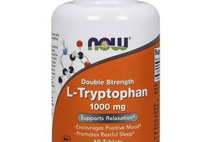 Триптофан NOW Foods L-Tryptophan 1000 mg 60 Tabs