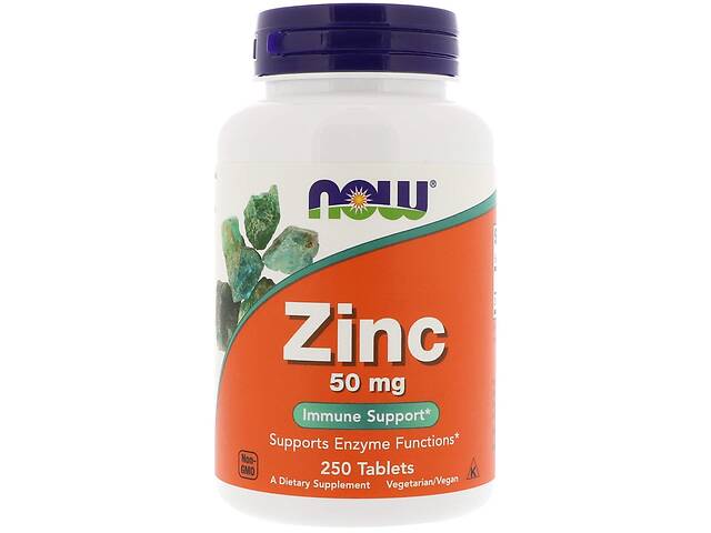 Цинк Now Foods 50 мг 250 таблеток