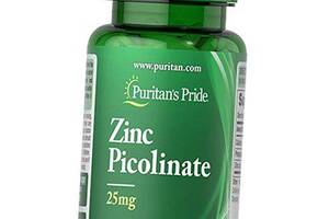 Цинк Пиколинат Zinc Picolinate 25 Puritan's Pride 100каплет (36367032)