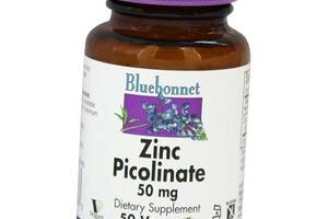 Цинк Пиколинат Zinc Picolinate Bluebonnet Nutrition 50вегкапс (36393062)