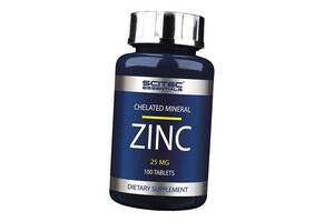 Цинк Zinc 25 Scitec Essentials 100таб (36170021)