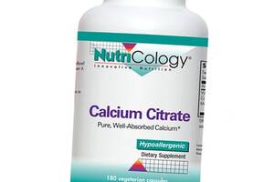 Цитрат кальция Nutricology Calcium Citrate 180 вегкапс (36373013)