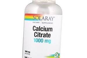 Цитрат кальция Solaray Calcium Citrate 1000 240 вегкапс (36411042)