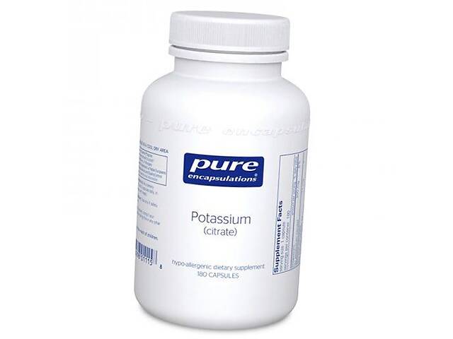 Цитрат Калия Potassium citrate Pure Encapsulations 180капс (36361076)
