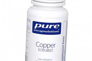 Цитрат Меді, Copper Сitrate, Pure Encapsulations 60капс (36361089)