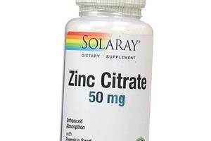 Цитрат Цинка Zinc Citrate Solaray 60вегкапс (36411057)